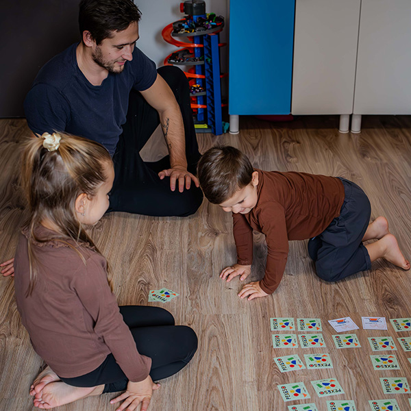 Pohybové pexeso Tvary